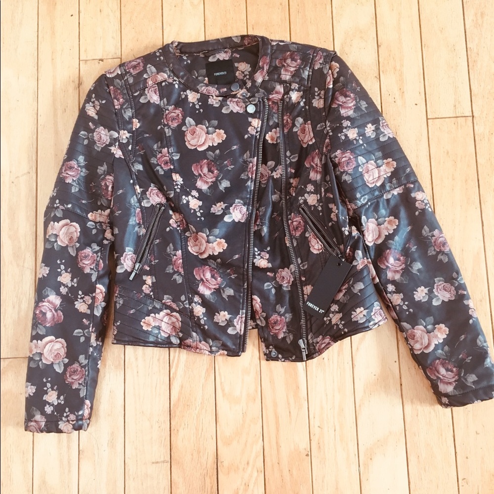 Forever 21 Faux Leather Jacket NWT